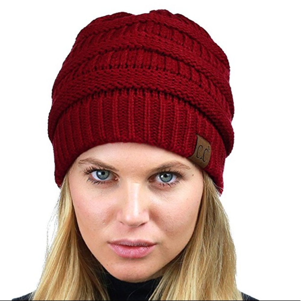 Chunky Cable Knit Beanie